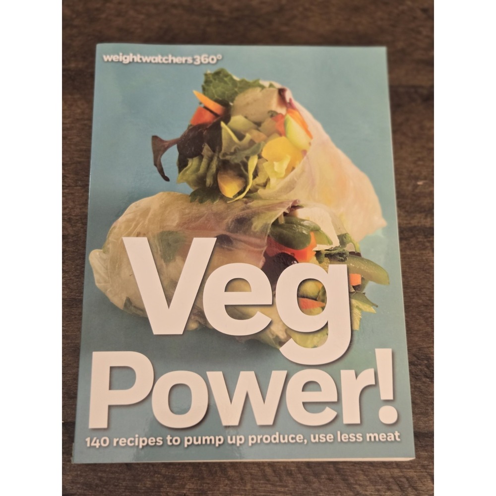 Weight Watchers 360° "Veg Power' 140 Recipes- Use Less Meat - Used